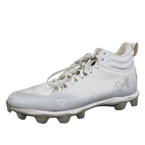 Under Armour Spotlight Franchise 2.0 RM Mens Football Cleats Size 10.5 White